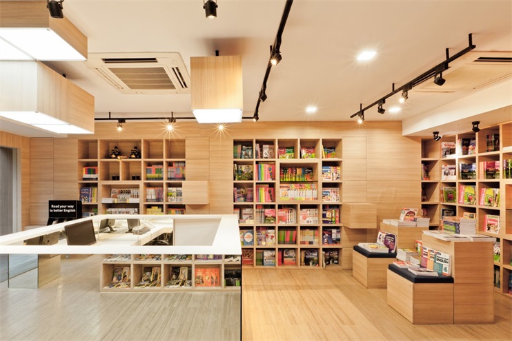 虹口區(qū)原木風(fēng)格書店裝修設(shè)計-第2張圖片-上海古都建筑設(shè)計集團(tuán)